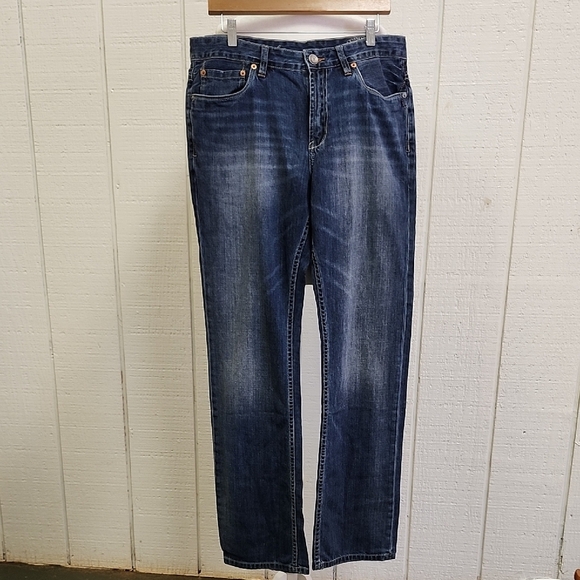 TOMMY BAHAMA Men's Standard Straight Leg Dark Blue Cotton Jeans 35/34 - Picture 3 of 12